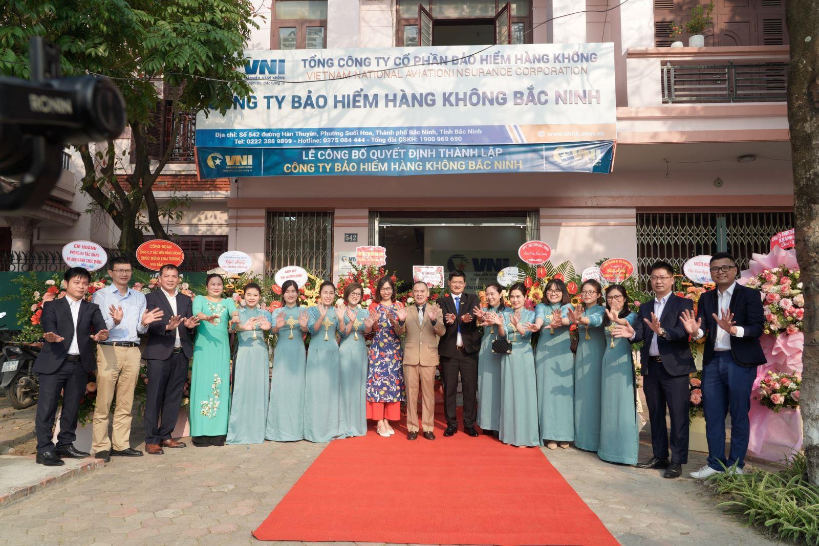 Khai trương Công ty Bảo hiểm Hàng không Bắc Ninh